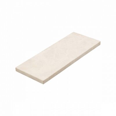 Marmortablett Rechteck S beige Marmor 10x25cm