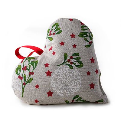 CHRISTMAS HEART SCENTED WITH GINGER AND BERGAMOT