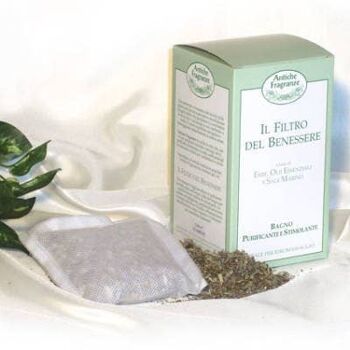 FILTRE DE BAIN PURIFIANT - AUX HERBES, HUILES ESSENTIELLES ET SEL MARIN