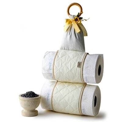 TWINS - LAVENDER SCENTED ROLL HOLDER