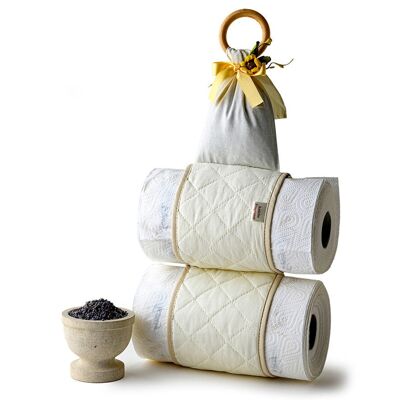 TWINS - LAVENDER SCENTED ROLL HOLDER