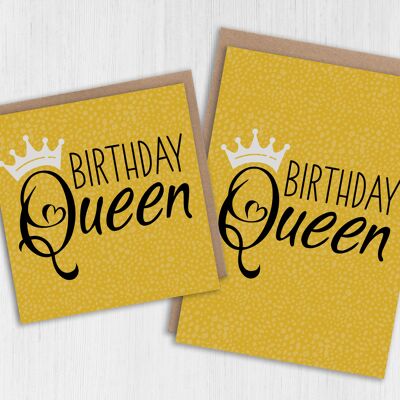 Carte d'anniversaire : Anniversaire Reine