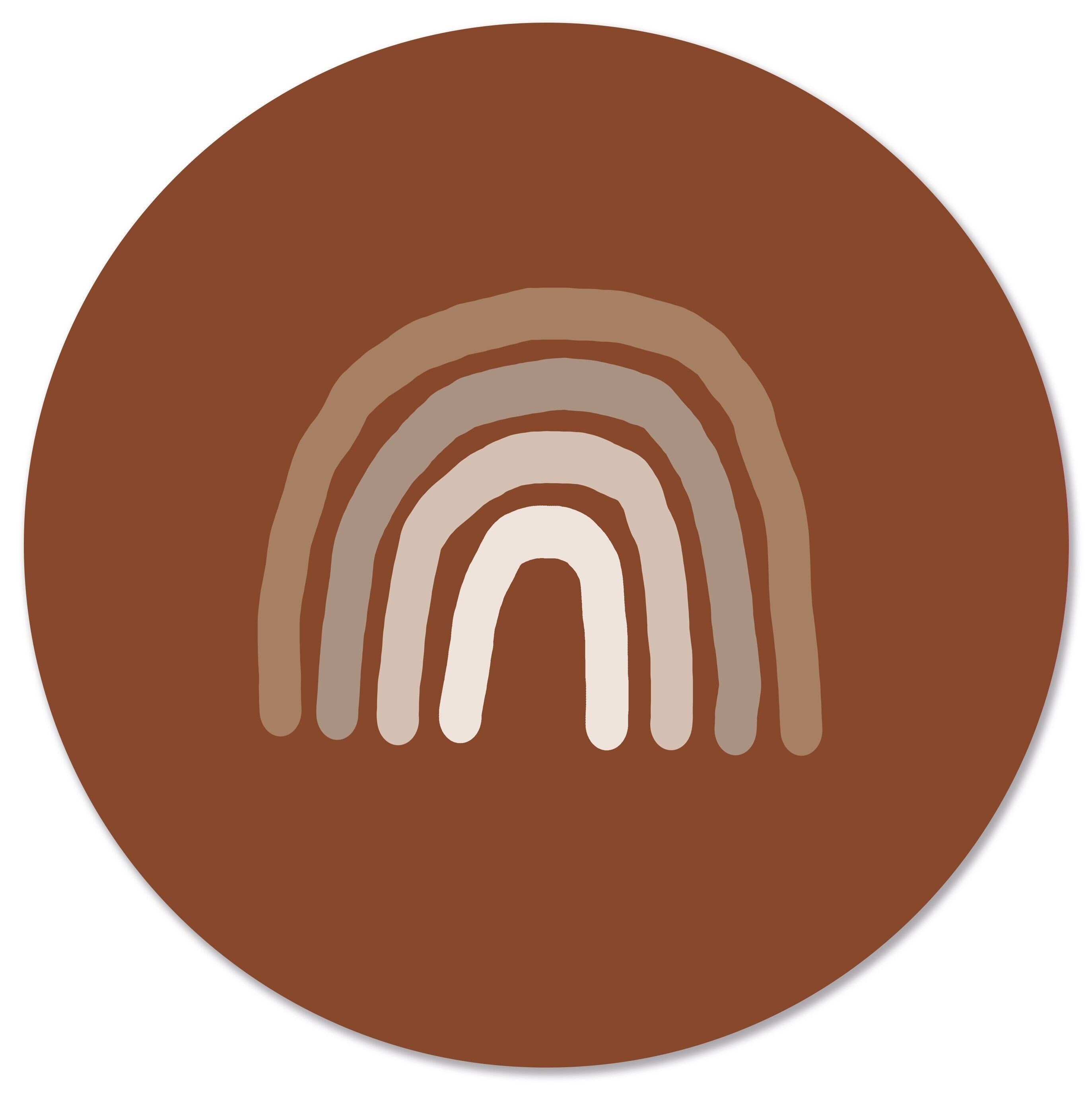 Arcobaleno cerchio da parete - Ø 40 cm - Forex