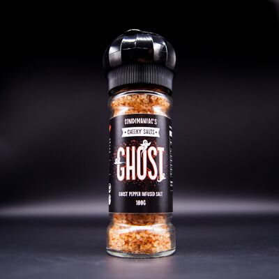 Cheeky Salts - Super Hot Ghost Pepper Salt Grinder (100g)
