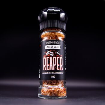 Cheeky Salts - Moulin à sel au poivre Super Hot Carolina Reaper (100g)