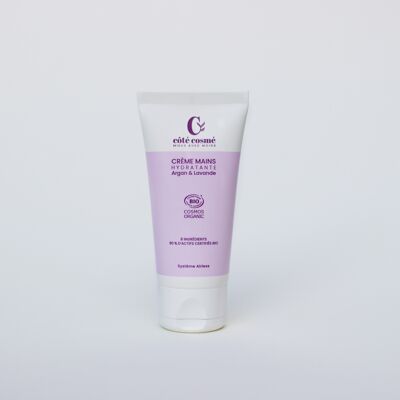 4 x Crème mains 8 ingrédients - Argan & Lavande COSMOS ORGANIC
