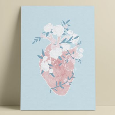 A4 heart bouquet