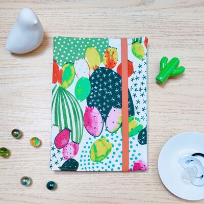 HEALTH BOOK COVER - COATED - CACTUS