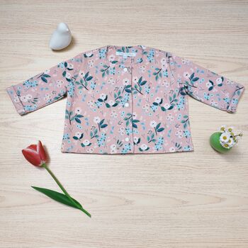 VESTE SWEAT FLEURS 3