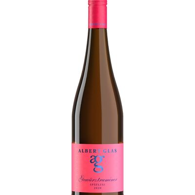 Etichetta rosa del Gewürztraminer Spätlese