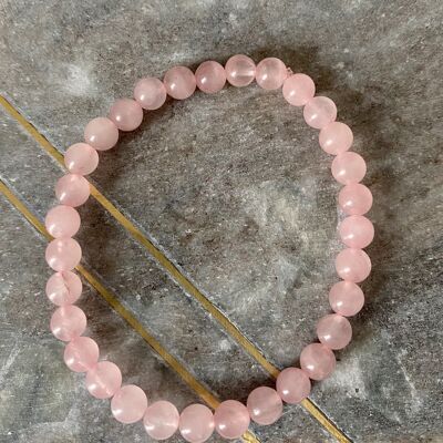 Rose Quartz Bracelet 4mm