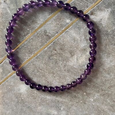 Amethyst Bracelet 6mm