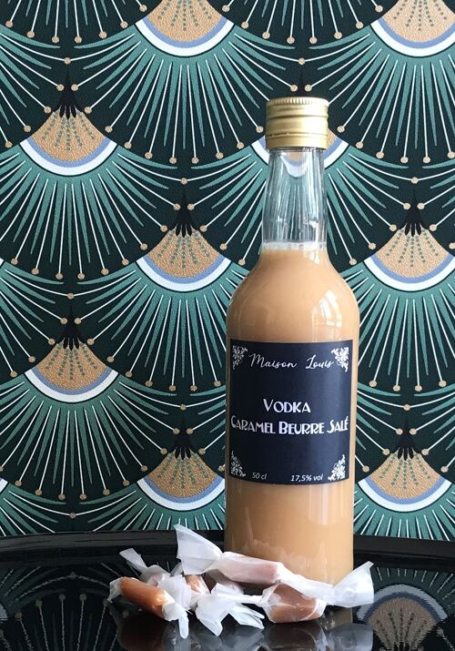 Vodka caramel au beurre salé