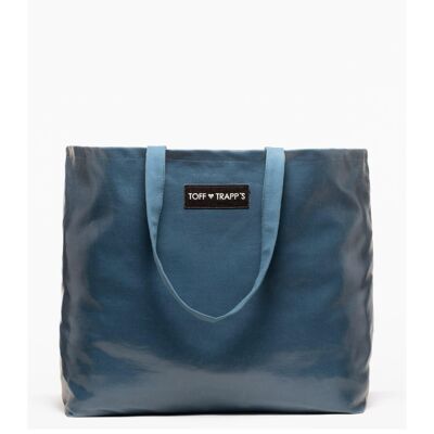 Extra große blaue Stofftasche - True Blue
