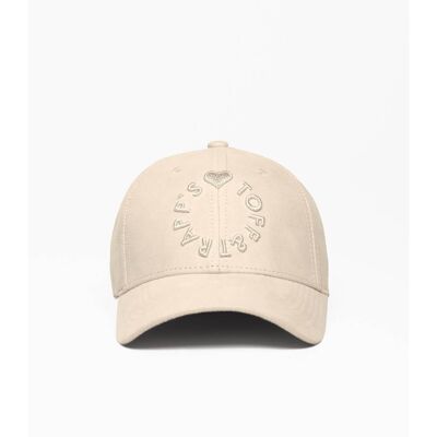 Berretto da baseball beige regolabile - Unisex