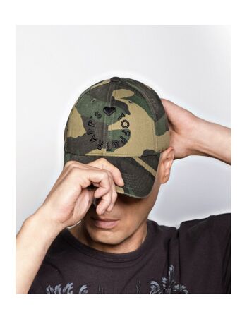 Casquette de baseball en denim - Camouflage vieilli - Unisexe 1