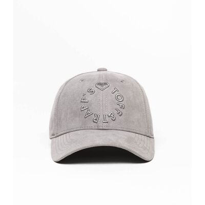 Berretto da baseball grigio regolabile - Unisex