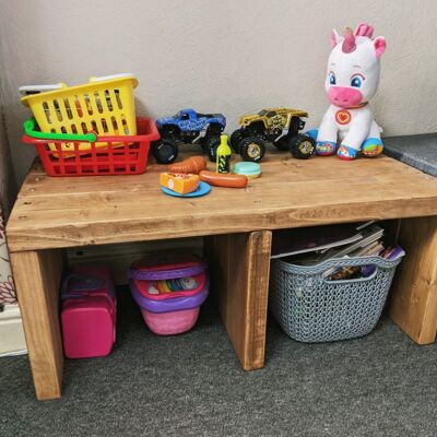 Stackable storage unit - Dark Oak stain