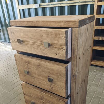 Chest of drawers – 3 drawers - Dark Oak stain