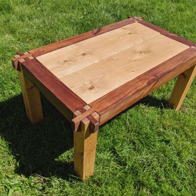 Castle joint coffee table - Natural
