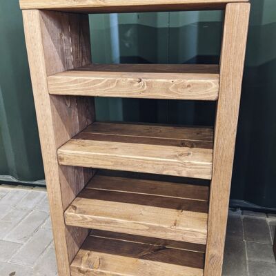 Medium 30cm depth shelving unit - Medium Oak stain