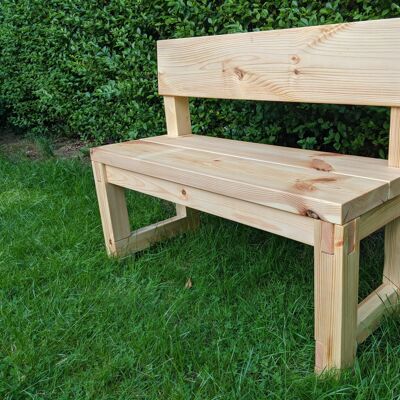 Garden bench - Medium Oak stain