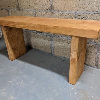 Adults hallway bench - Light Oak stain