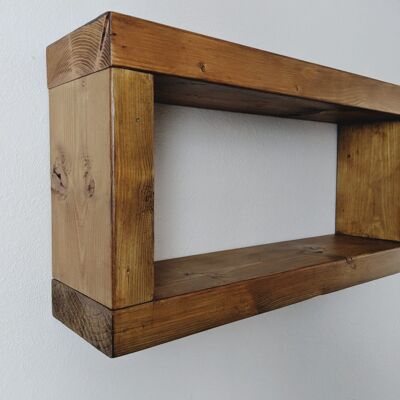 Medium box shelf - High quality Light Oak stain