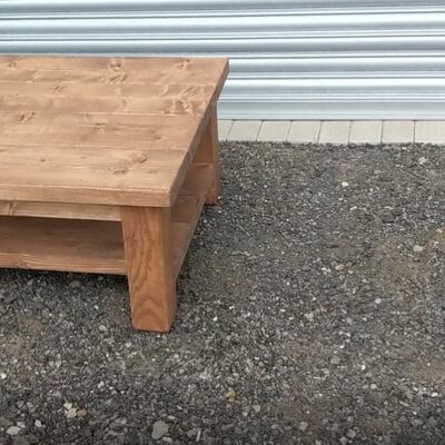 Joined coffee table - Natural Pine