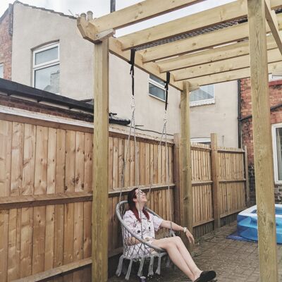 2.4m x 2.4m Lean-to pergola kit