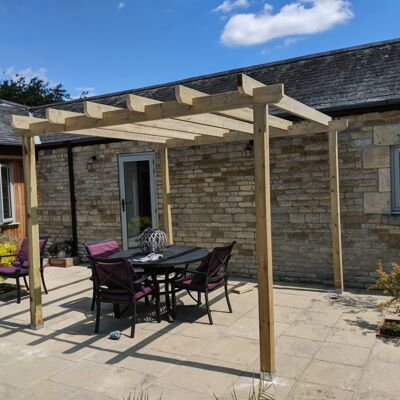 3m x 3m Pergola - Concreted in ground Install myself