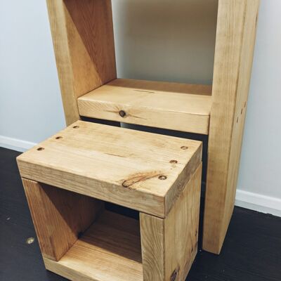 Nested side table - Natural Pine