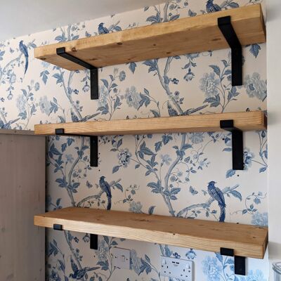 Wall shelves - High quality White washed effect