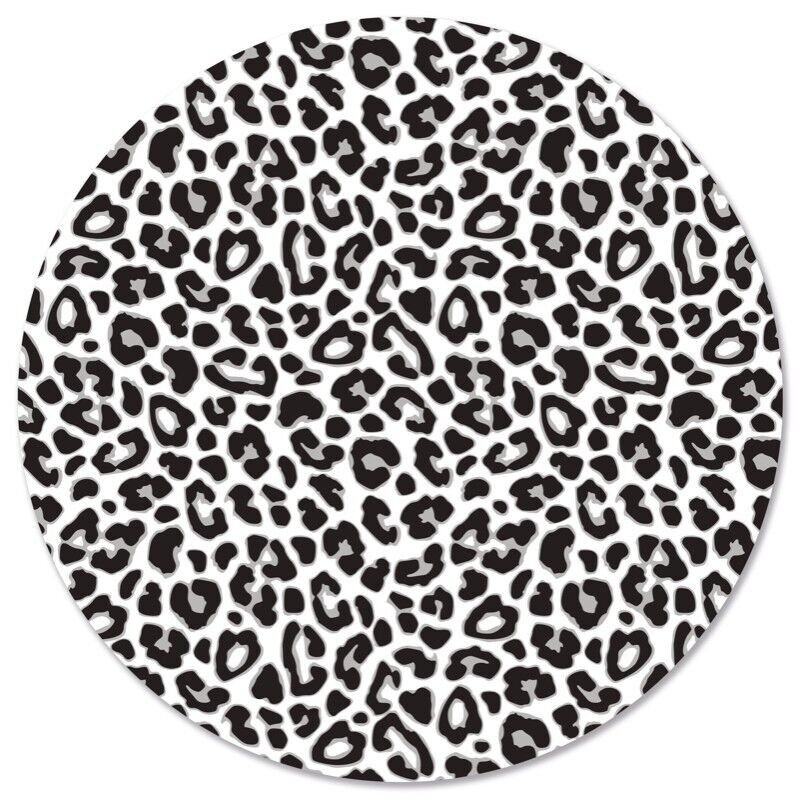 Leopardo cerchio da parete - Ø 12 cm - Forex