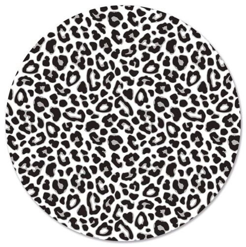 Muurcirkel leopard - Ø 12 cm - Forex