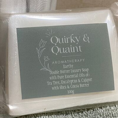 Double Butter Luxury Soap Earthy Oils - SLICE