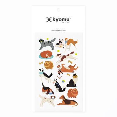 Washi Paper Stickers Dogs