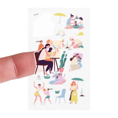 Washi Paper Stickers Motherhood