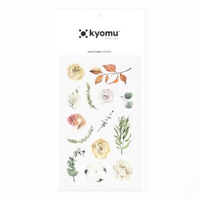 Washi Paper Stickers Floral 27