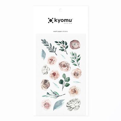 Washi Paper Stickers Floral 35