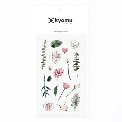Washi Paper Stickers Floral 39
