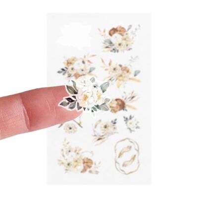 Washi Paper Stickers Floral Bouquet 02
