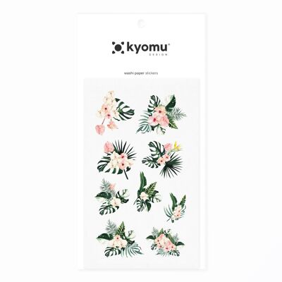 Washi Paper Stickers Floral Bouquet 09