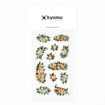 Washi Paper Stickers Floral Bouquet 10
