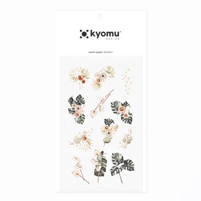 Washi Paper Stickers Floral Bouquet 16