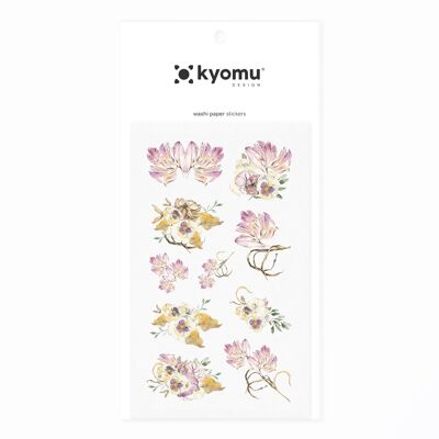 Washi Paper Stickers Floral Bouquet 17