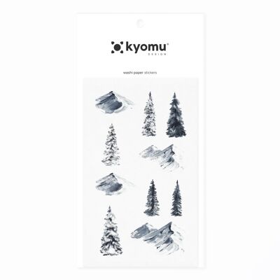 Washi Paper Stickers Forest 02