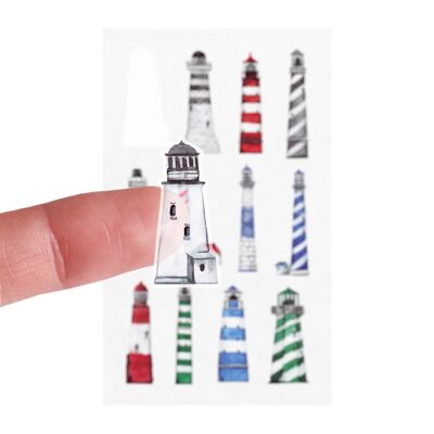 Washi Paper Stickers Lighthouses