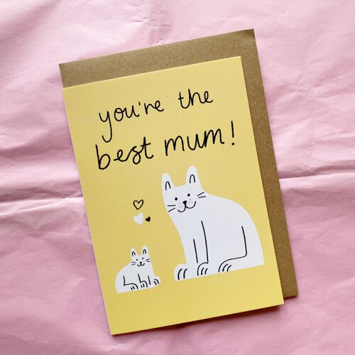 Greetings Card - You're the Best Mum!