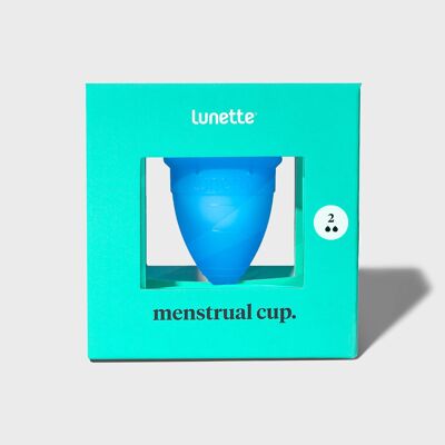 Coupe Menstruelle Lunette - Bleu - 2